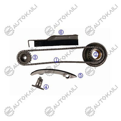 Пластиковый PA66 / PA46 Комплект для цепи для L200 4WD Дизель 4M40T 2.8L 03-06