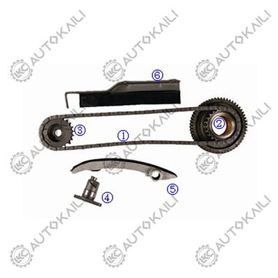 Пластиковый PA66 / PA46 Комплект для цепи для L200 4WD Дизель 4M40T 2.8L 03-06