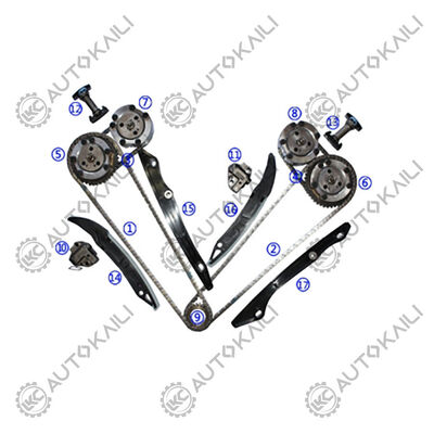 Комплект цепи ГРМ для FORD 302CU. В. V8 ГАЗ DOHC Бензин Coyote 5,0 л 13-15