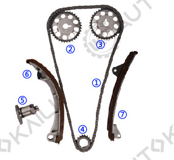 Набор цепей для TOYOTA 1ZZ-FE 2.0L Celica/Corolla 00-08 13506-22030 130L