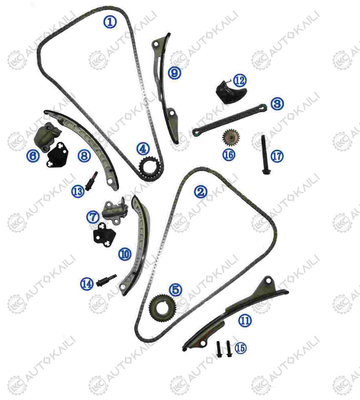 Набор цепи для GM / Chevrolet / BUICK / Cadillac CADILLAC CT6 LGW V6 3.0L 2016- 12647895 144L