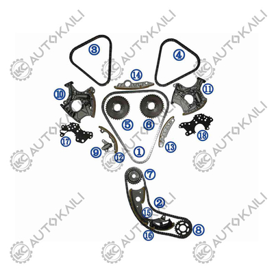 Комплект для AUDI/VW AUDI A6 4F2,C6 2.4 2393CC 133KW 177PS 2004.5-2008.10 06E109229F 106L