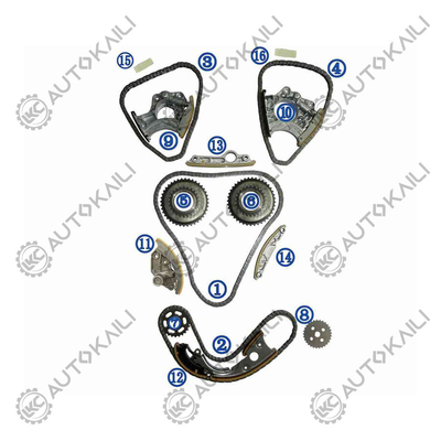 Комплект цепочки для AUDI/VW CALA/CLXA/CPAA AUDI A6L 4X8/C7 CLXA 140KW 2.5L 10-15 A8L 4H8 CPAA 150KW 06E109465BC 108L