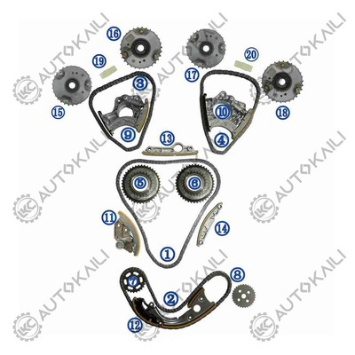 Комплект для AUDI/VW CALA/CALB AUDI A4L QUATTRO 195KW 3.2FSI 07-10/A5 8T3 Quattro 195KW 3.2L 06E109465BC 108L