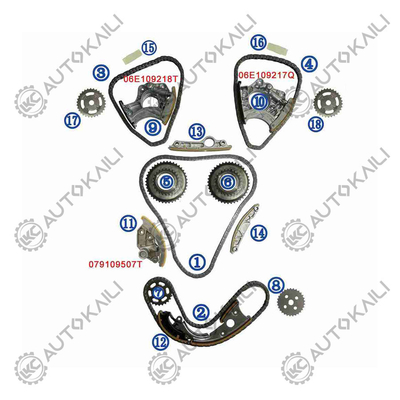Комплект для AUDI / VW S5 8F7 CAKA 245KW 3.0T 08-11 06E109465BC 108L