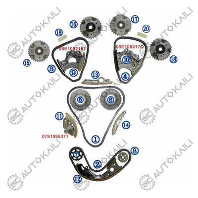 Комплект для AUDI / VW A8 4E8 BDX 154KW 2.8FSI 07-10 06E109465BC 108L