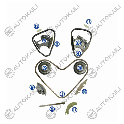 Комплект цепочки времени для AUDI Q7 45/55 TFSI CREC 30TFSI 16-19 AUDI A6 Quattro CTDB 3.0TFSI 17-18 AUDI A7 Quattro CREC 3.0TFSI 16- AUDI A8L Quattro CREG CTDA 3.0TFSI 15- AUDI S5 CTDA 3.0TFSI 16