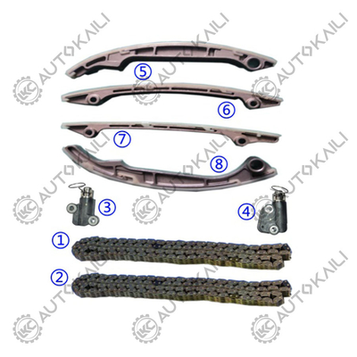 Набор цепочки для NISSAN Titan VK56DE V8 5.6L 5552cc 04-10 Armada VK56DE V8 5.6L 5552cc 05-10 Pathfinder VK56DE V8 5.6L 5552cc 08-10