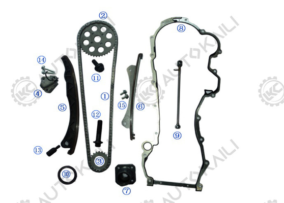 Изобретённый набор железных цепей для Opel/VAUXHALL AGILA Z 13 DT / Z 13 DTJ 1248CC 03.8- ASTRA H / Mk V Z 13 DTH 1248CC 04.1-09.5