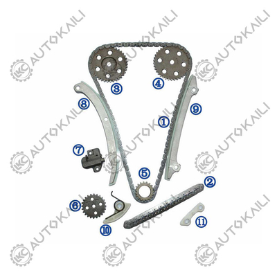Пластиковый PA66 / PA46 Комплект для цепочки для FORD FOCUS 2.0L 121CID DURATEC DOHC 16V L4 2005-2011
