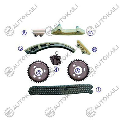 Пластиковый PA66 / PA46 Комплект для цепочки для Ford Transit TDCi Diesel V.184 90/75 2.0T 04-06