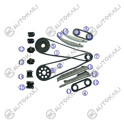 Пластиковый PA66 / PA46 набор для цепей для Ford Mustang 281Cu. V8 GAS DOHC бензин 4.6L 98-99