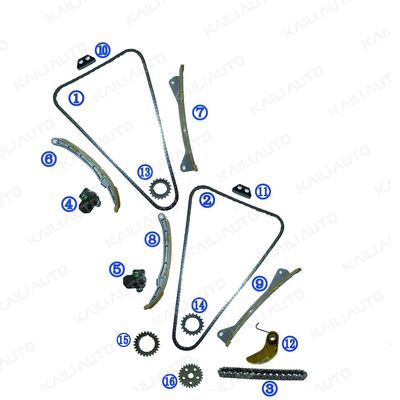 Пластиковый PA66 / PA46 Комплект для цепочки для генезиса G6DJ 3.8L 15-17