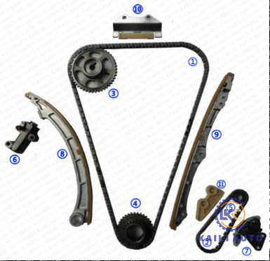 Приурочивая цепной набор для двигателя K20A K20A6 K20A3 K20A1 2.0L 14401-PNA-004 пара ACURA RSX Honda Accord гражданского CR-V Integra