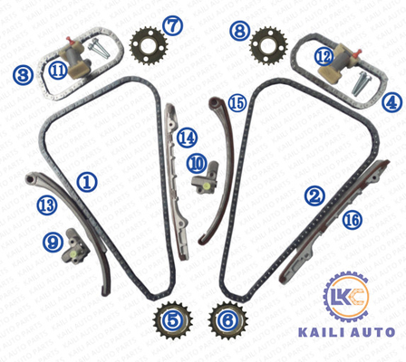 Цепь времени DAIMLER установила X300 6 Because/SUPER V8 4.0L 3996CC 97-02