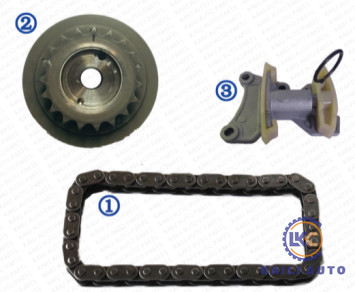 Комплект цепи ГРМ для AUDI VW TT A4 A3 2.0L 1984CC 06D109229A 42L 06F109217A