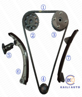 Набор времени венчика Toyota Celica цепной с двигателем T22 ZZT23 E12U 1.8L 13506-22030 130L VVT